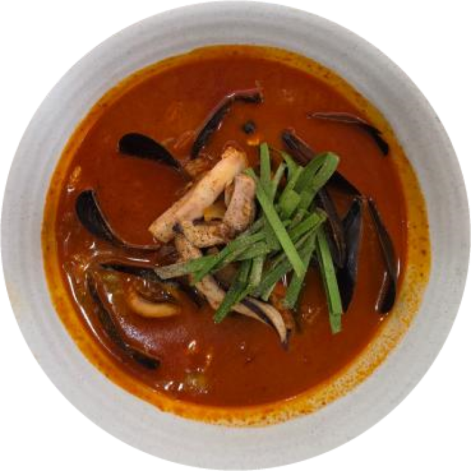 [수정's수제면]얼큰해물짬뽕(Spicy Seafood Noodle Soup)