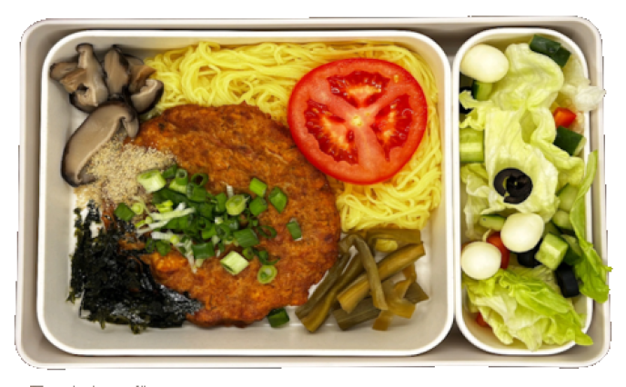 [트렌드건강식]닭섭산적비빔면(Chicken sanjeok with noodle)