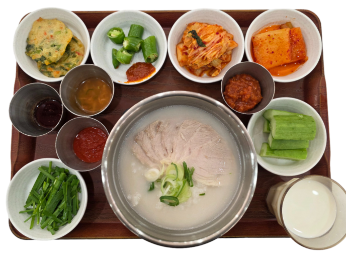 부산식돼지국밥(밥포함)(Pork and Rice Soup)