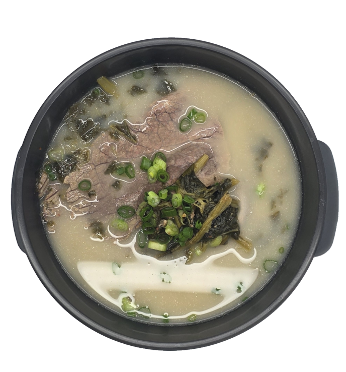 [더국밥에디트] 부추오일시래기설렁탕