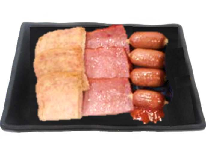모둠햄구이(햄(스팸), 스모크햄, 비엔나)