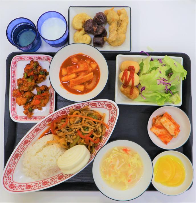 [블루]고추잡채덮밥&꽃빵 