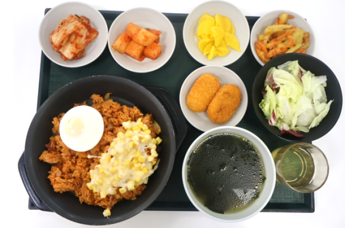 콘치즈김치볶음밥