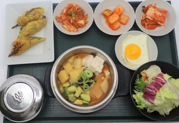 [우렁된장찌개]+아메리칸조식