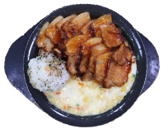  매콤치즈삼겹스테이크 