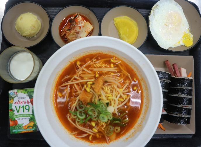 해장라면