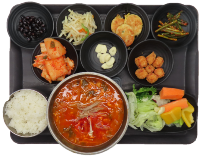 버섯육개장