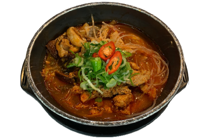 표고돼지국밥
