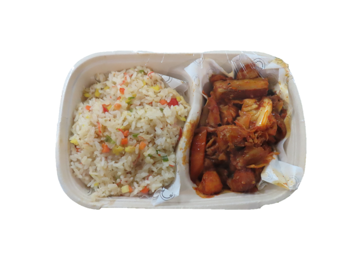 마늘버터볶음밥&삼겹살고추장볶음