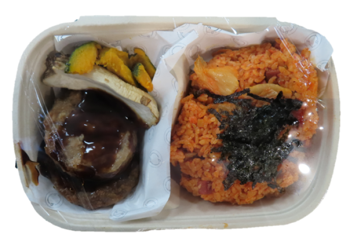 김치볶음밥&떡갈비구이