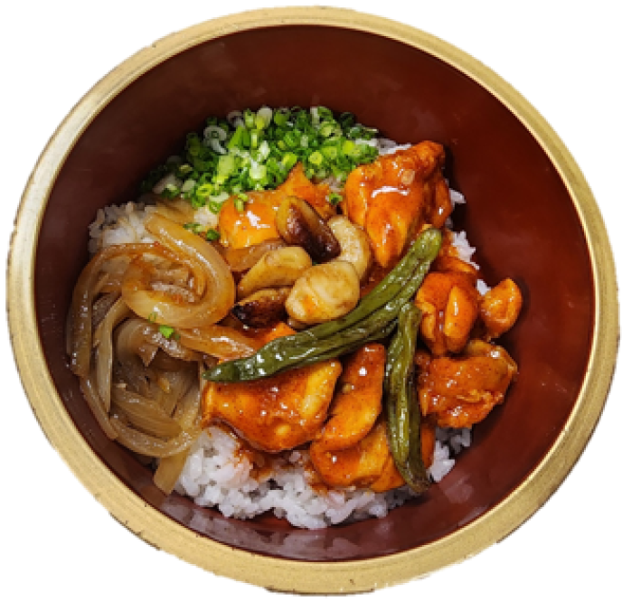 카라이토리동<br>(매운닭고기덮밥)