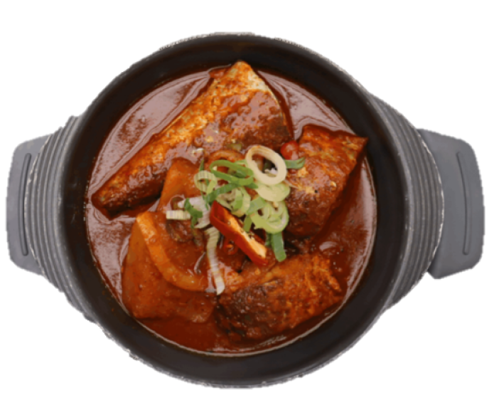 뚝배기 삼치 무조림