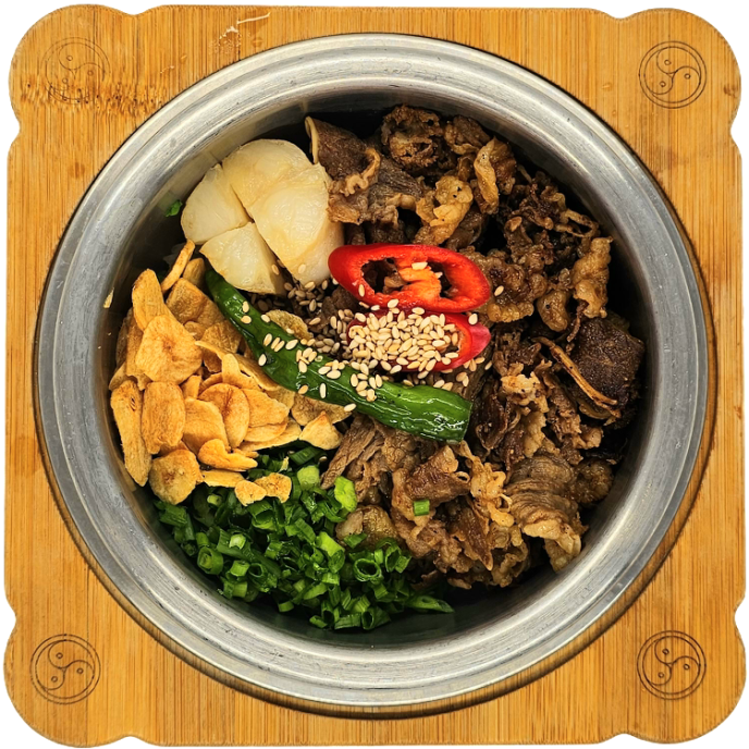 차돌 관자 솥밥