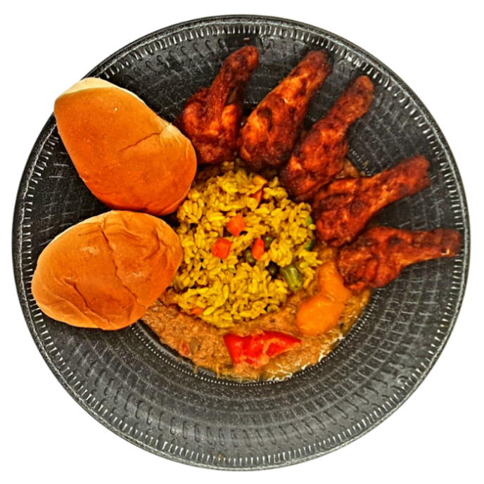 (No Halal)치킨 마살라 봉구이 / (Halal)마살라치킨, (Vege)오믈렛&두부가츠&파니르 3종 중 택1