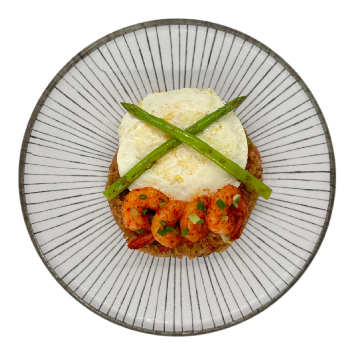 중화풍 새우 아스파라거스 볶음밥