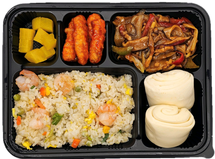 [수제] 고추잡채 & 꽃빵 도시락