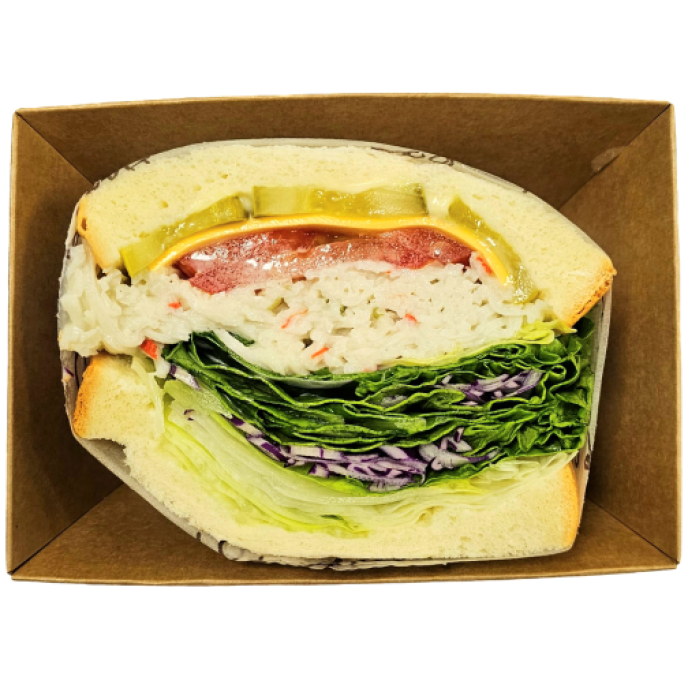 [2Coin][수제] 고추냉이 게맛살 샌드위치(Half)