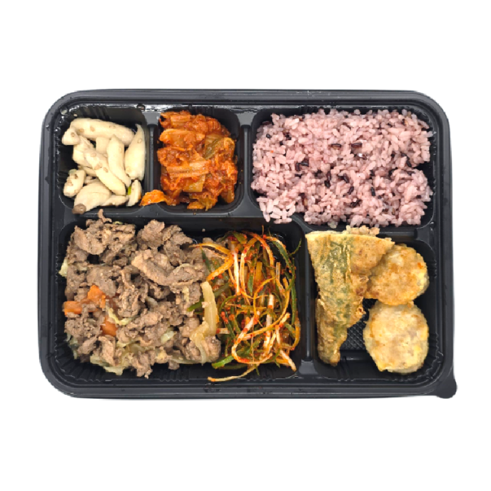 [수제] 간장 돼지불고기 & 파채 도시락