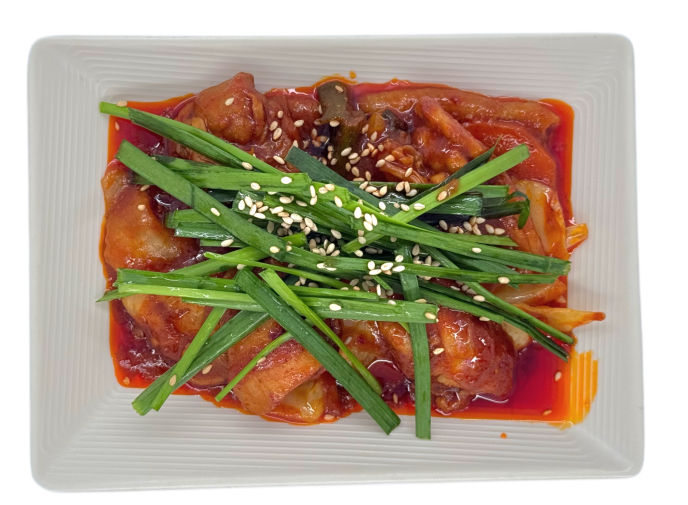 매콤 부추 닭고기볶음