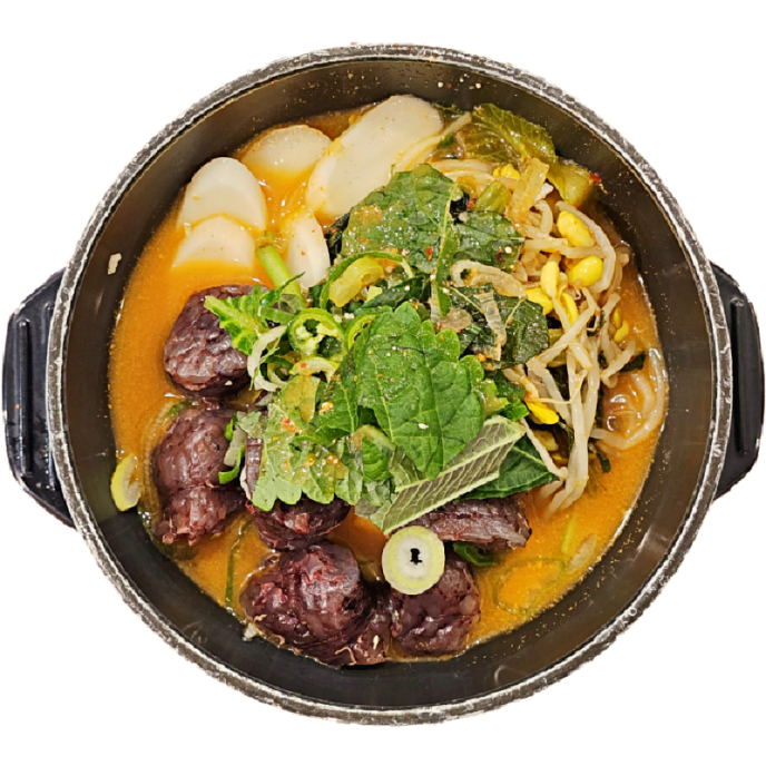 얼갈이 순댓국