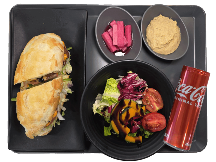 갈비살샌드위치(베지미트)(Veggie ribs meat sandwich)