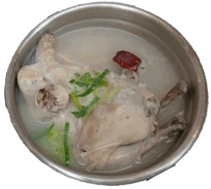 삼계탕(Chicken soup with ginseng)