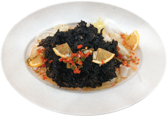 [DSR특화메뉴]NEW흑유린기(Black fired Chicken with Hot and Sour Soy Sauce)