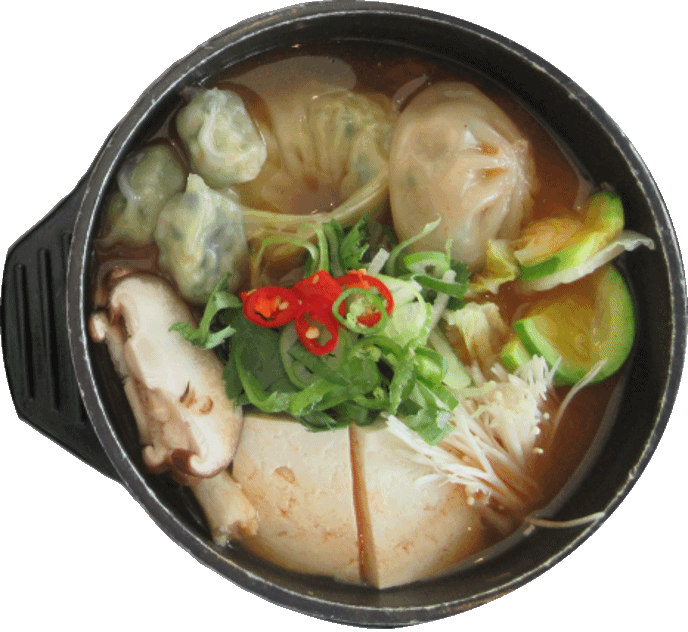[B타워]얼큰만두전골(Spicy Dumpling Hot Pot)