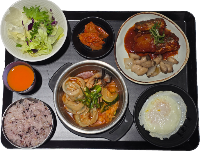 (얼큰)만두전골(Spicy Dumpling Hot Pot)