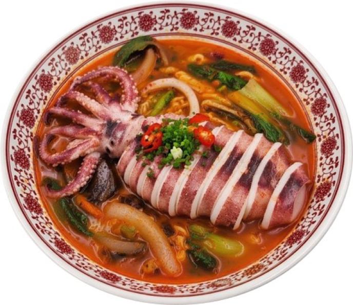 통오징어짬뽕