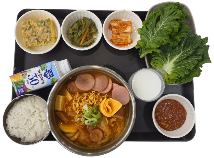 킬바사부대찌개&라면사리