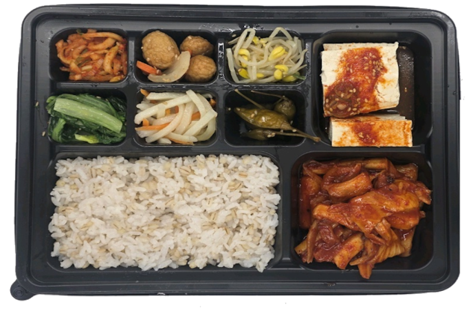8첩반상도시락(오징어떡볶음)[세트]
