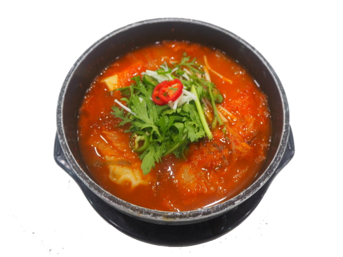 들깨버섯김치전골