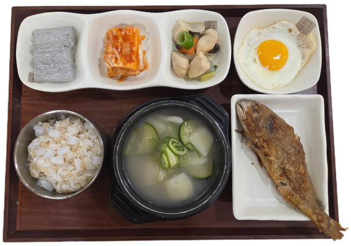 (저염)들깨수제비국