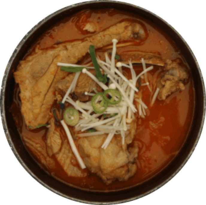 등갈비김치찌개