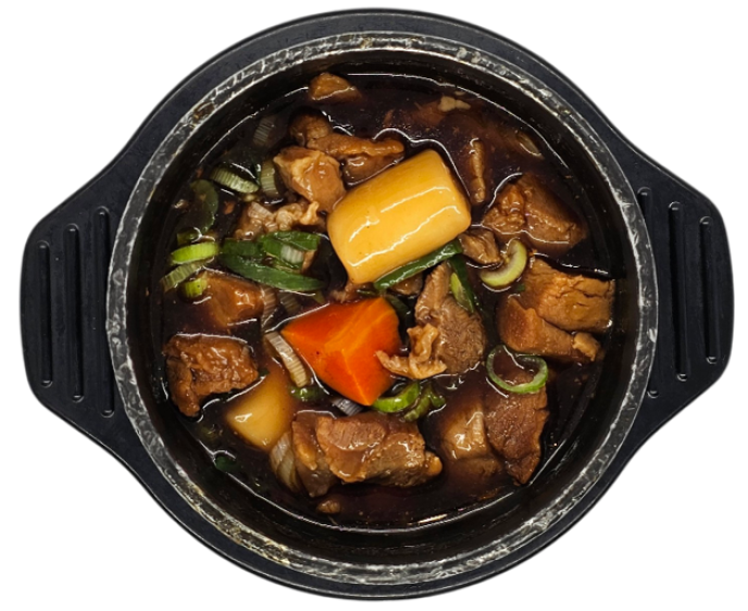 뚝배기 돼지고기 사태 떡찜