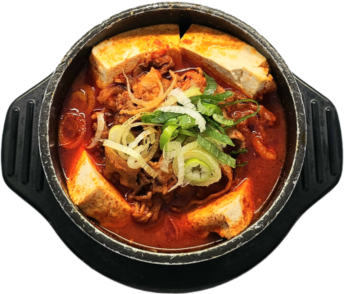 뚝배기 우삼겹 두부조림