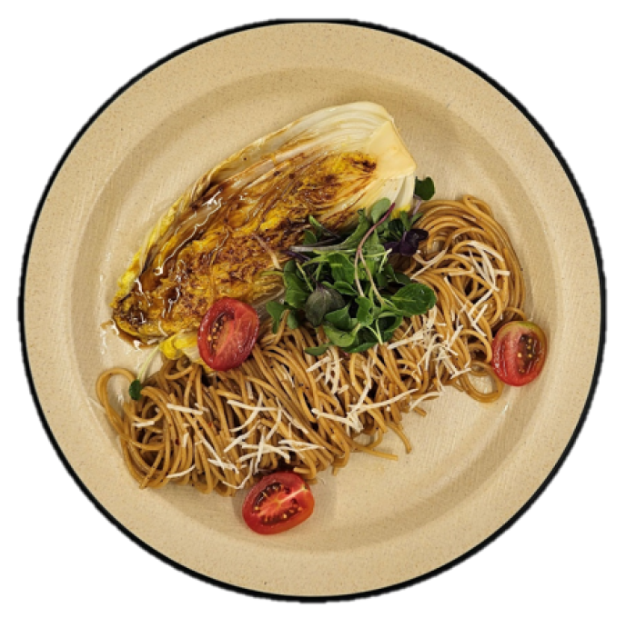 알배추 들기름 파스타