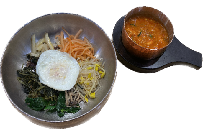 강된장비빔밥&계란후라이