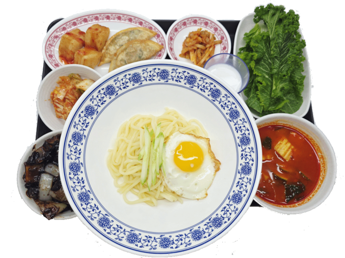 간자장면[Noodles with Black Soybean Sauce]