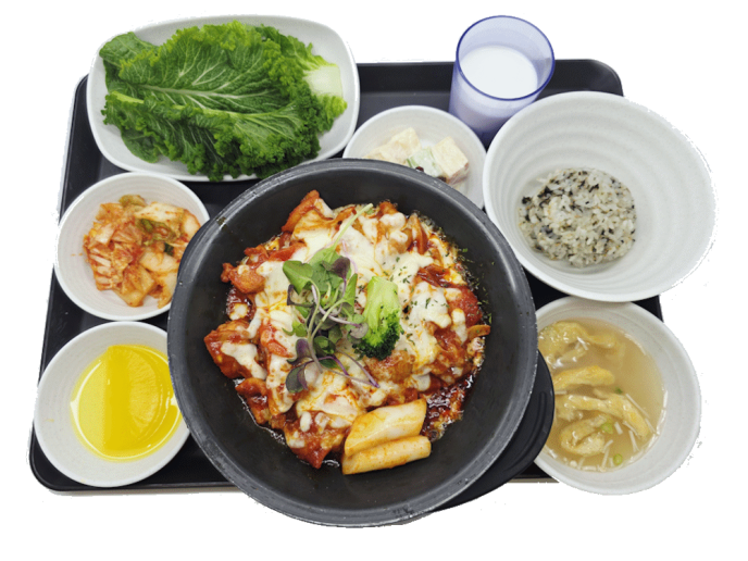 치즈불닭[Hot and Spicy Chicken with Cheese]