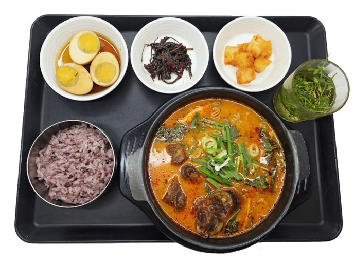 찰순대전골[Korean Sausage Hot Pot]