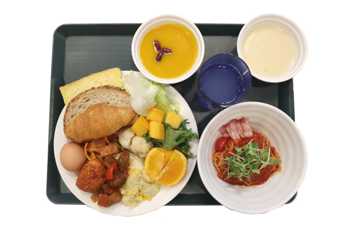 아라비아따파스타 with 샐러드바