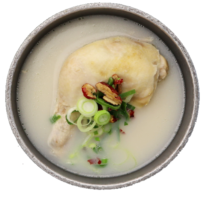 누룽지닭다리백숙(Chicken Drumstick Soup)