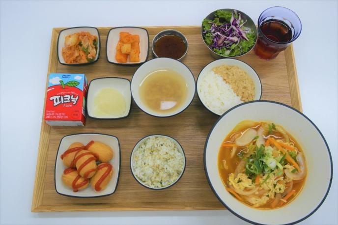 콩나물김치라면