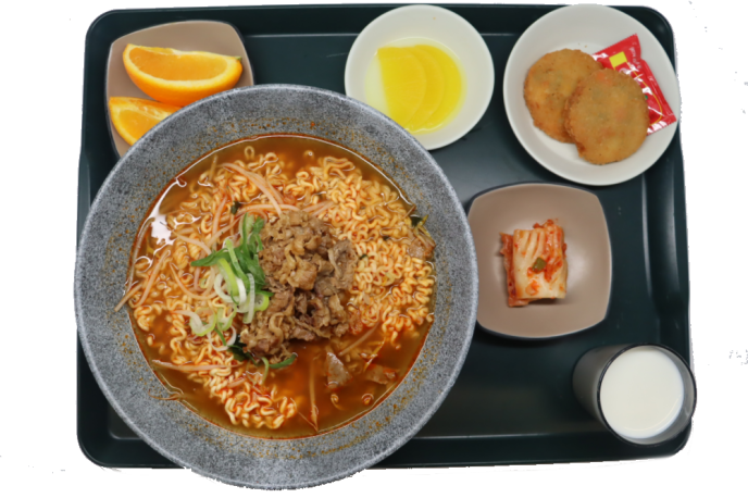 우삼겹숙주라면(진라면)