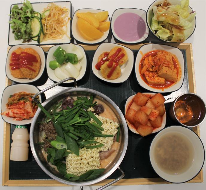 순대전골&라면사리