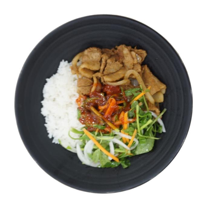 돼지고기미나리비빔밥