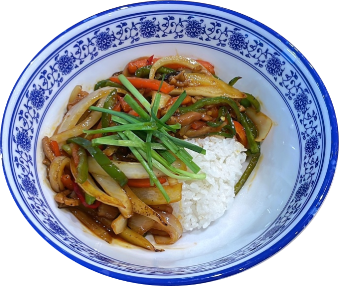 고추잡채&꽃빵