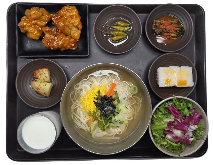 잔치국수&닭강정